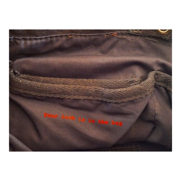 Lucky Brand Bandit Italian Leather Black Shoulder Bag Moto Convertible Satchel - Picture 12 of 16